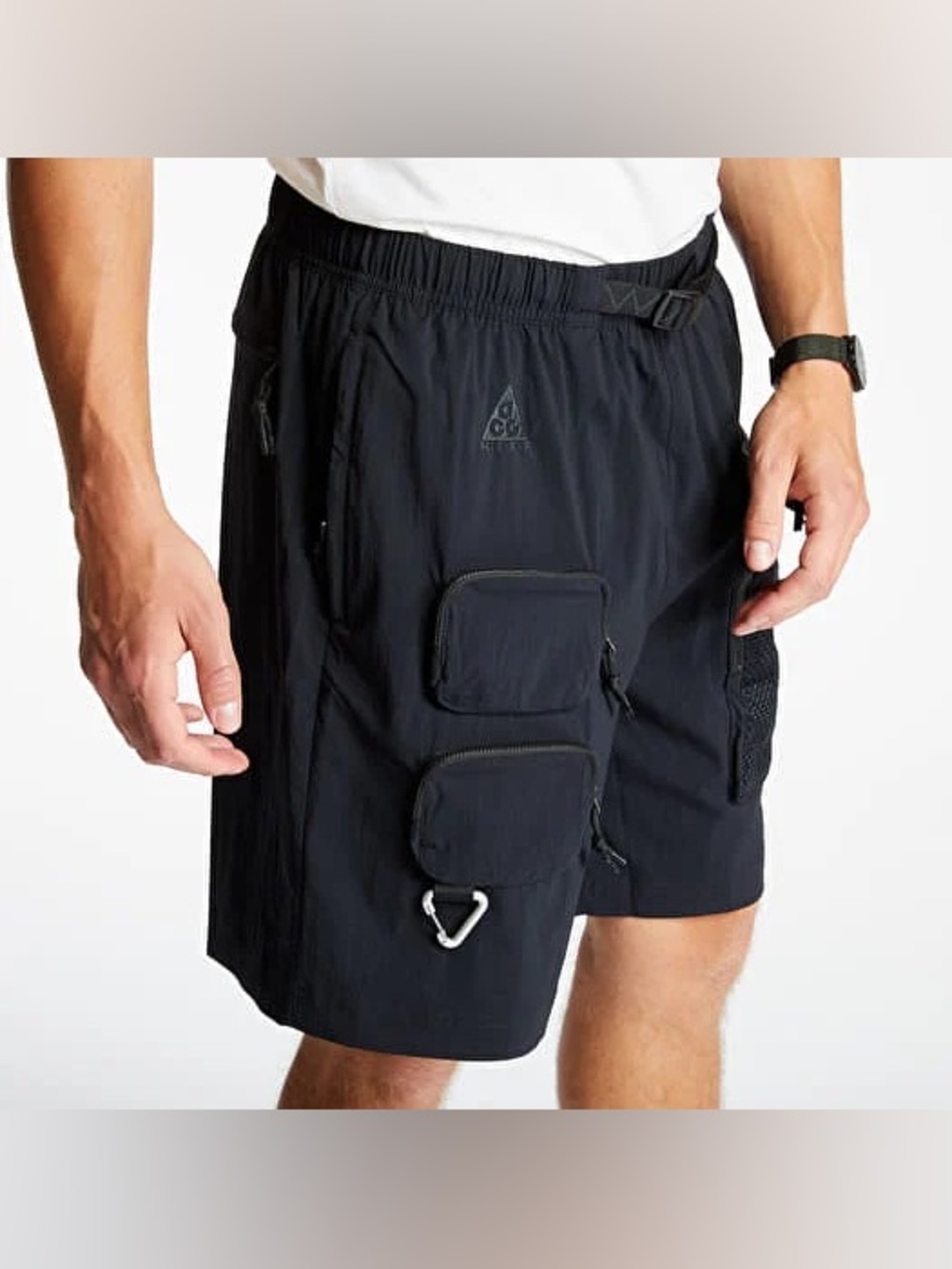 Nike ACG Multiple Pockets Cargo Casual Sports Shorts Black CK7856-010